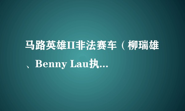 马路英雄II非法赛车（柳瑞雄、Benny Lau执导的影片）