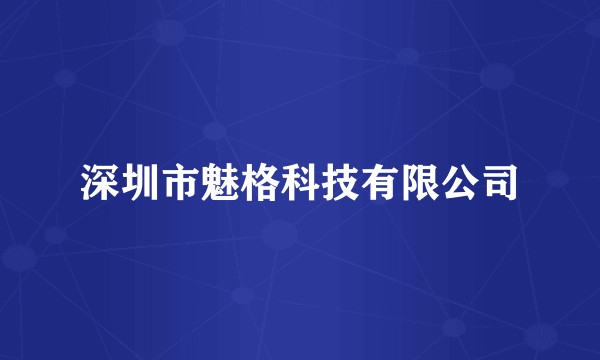 深圳市魅格科技有限公司