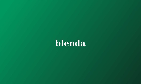 blenda