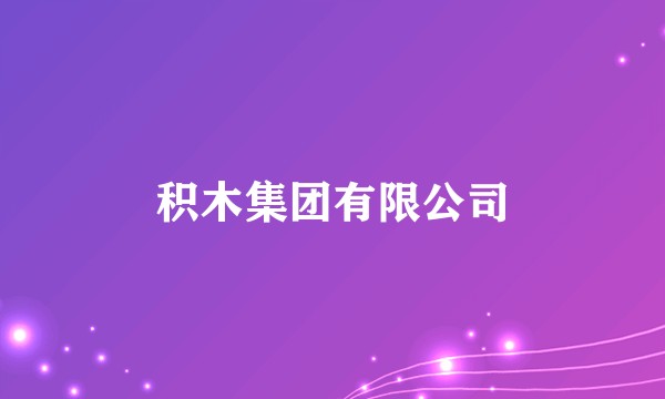 积木集团有限公司
