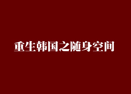 重生韩国之随身空间