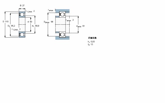 SKF 6310-RS1轴承