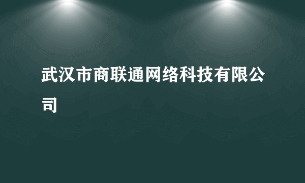 武汉市商联通网络科技有限公司