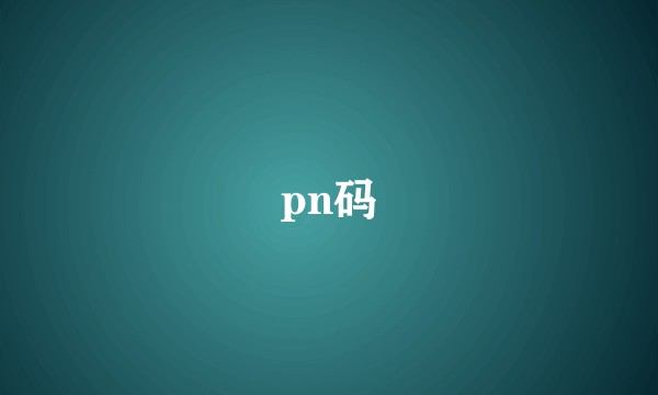pn码