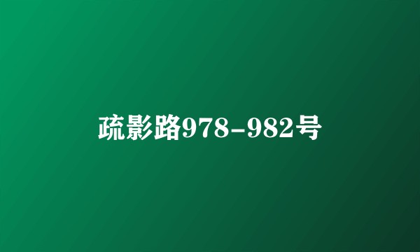 疏影路978-982号