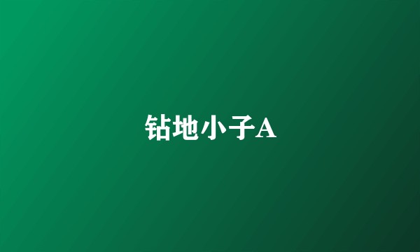 钻地小子A