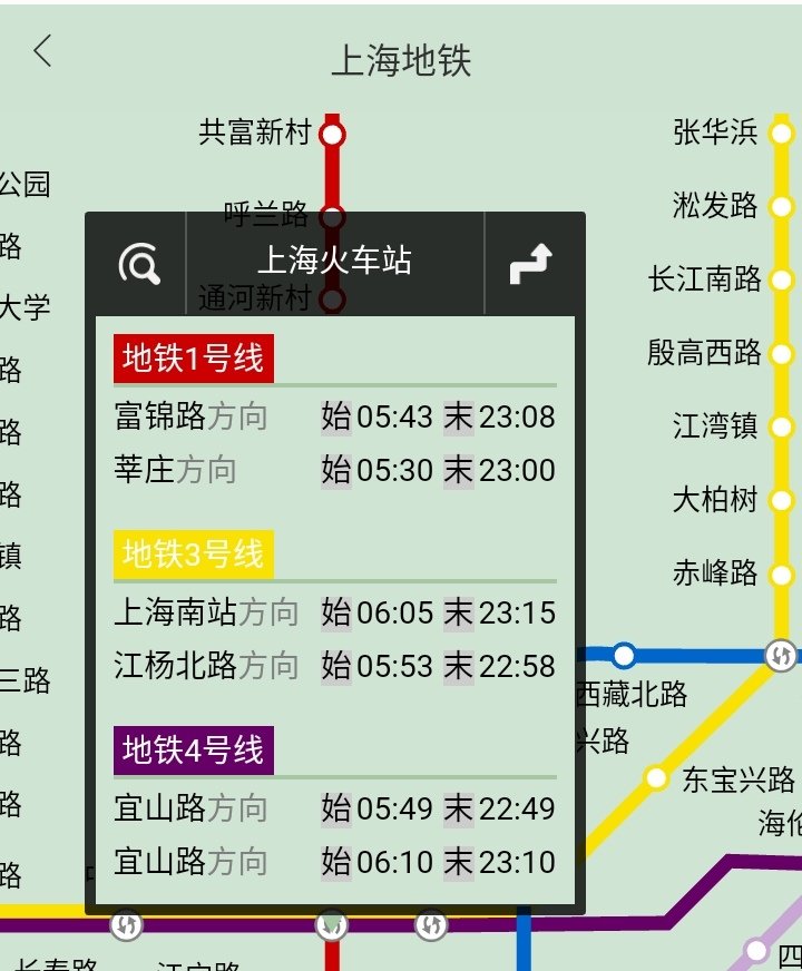 上海地铁火车站在是在几号线的啊？