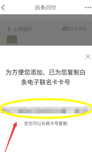 如何查询我的京东闪付卡号