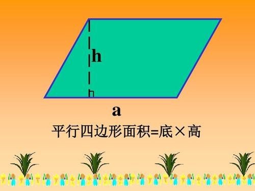 平行四边形的面积公式怎么写？