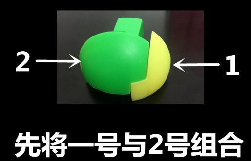 如何拼装6片球形玩偶？