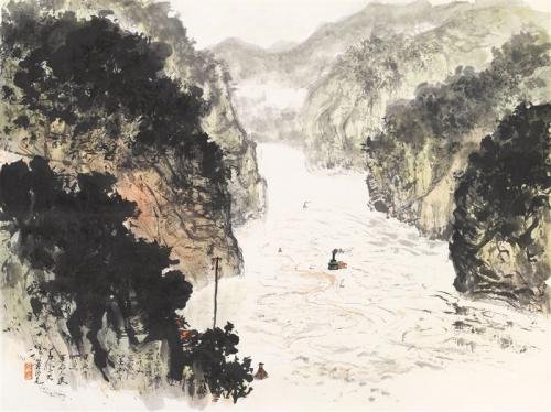 赏析“飞湍瀑流争喧豗,砯崖转石万壑雷”