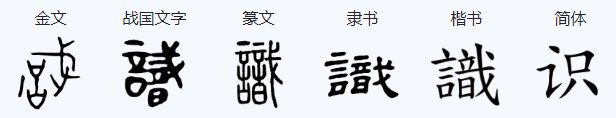 识的笔顺怎么写