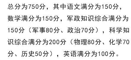 军队考士官学校要考哪些科目？