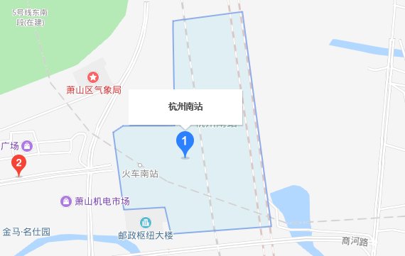杭州高铁站在什么位置