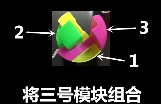 如何拼装6片球形玩偶？