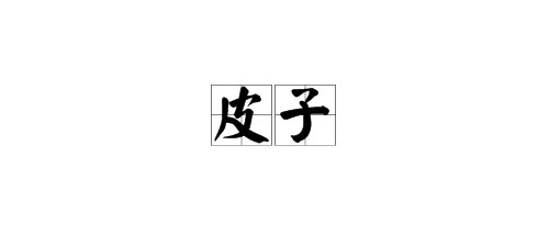 “皮子”的拼音怎么写？