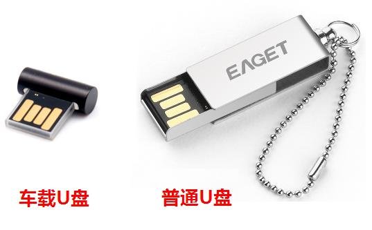 车载u盘和普通u盘的差别
