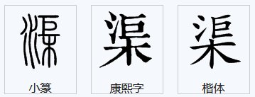 渠怎么读?