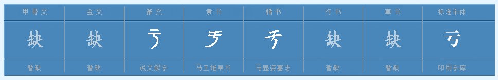 “亏”字部首是什么?共几画?
