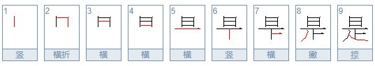 是字笔画顺序怎么写