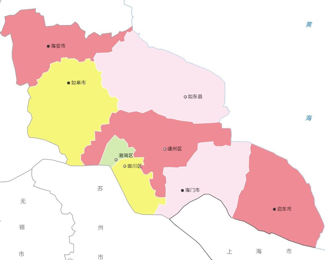 南通共分几个区啊？