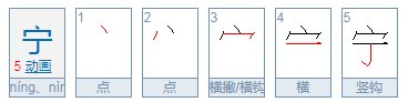 宁多音字有哪些？