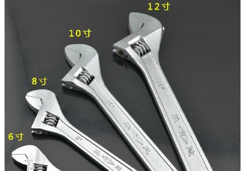 活动扳手型号