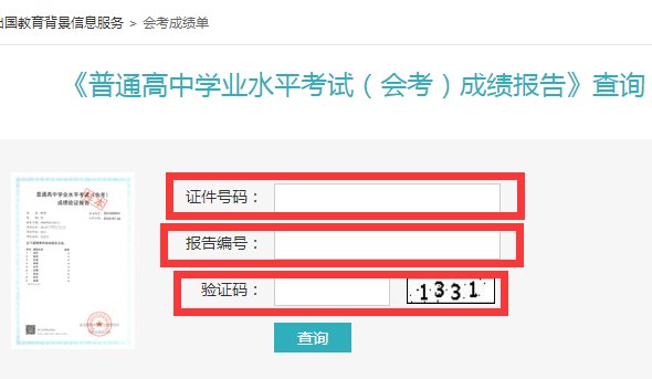 会考准考证号忘了怎么查成绩?
