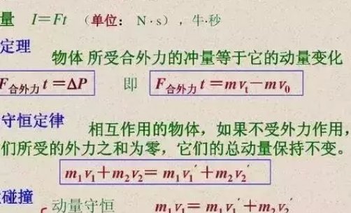 动量守恒定律公式是什么?
