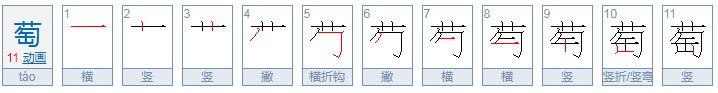 萄组两字词语