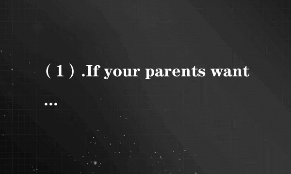 （1）.If your parents want to buy clothes for your 3-year-old baby sister，they should go to  ______.