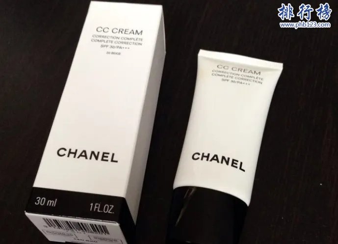 大牌CC霜排行榜10强：SKII钻白CC霜第6 第4可隔离蓝光