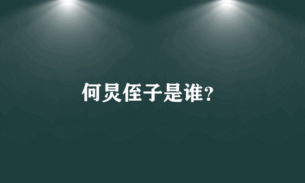 何炅侄子是谁？
