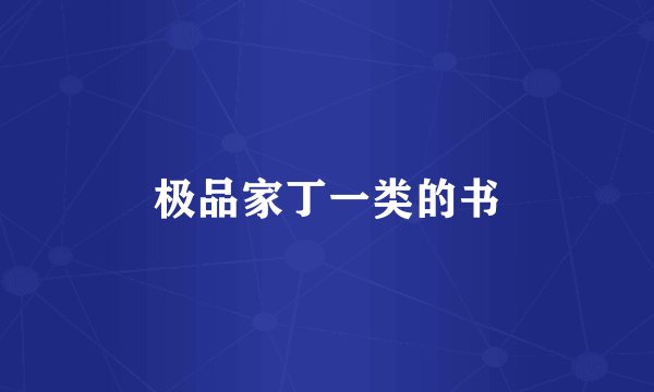 极品家丁一类的书