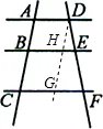 （2011•太原模拟）如图，已知AD∥BE∥CF，下列等式成立的是（　　） A． AB DE ＝ AD BE B． AB EF ＝ DF BC C． AB BC ＝ BF DE D． AB AC ＝ DE DF