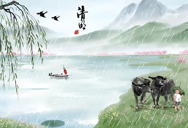 清明时节雨纷纷路上行人欲断魂的意思解释