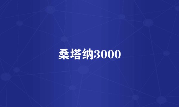 桑塔纳3000