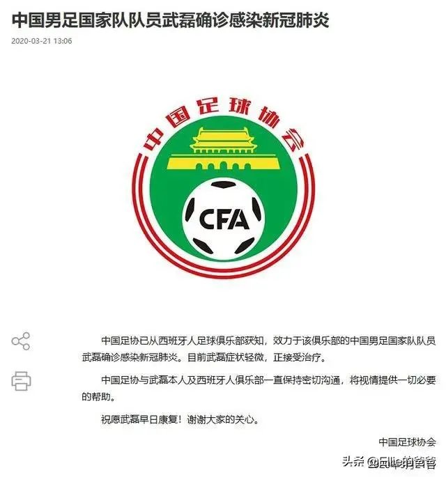 感染上病毒的武磊,治愈后是否有可能结束海外留学,返回中超?