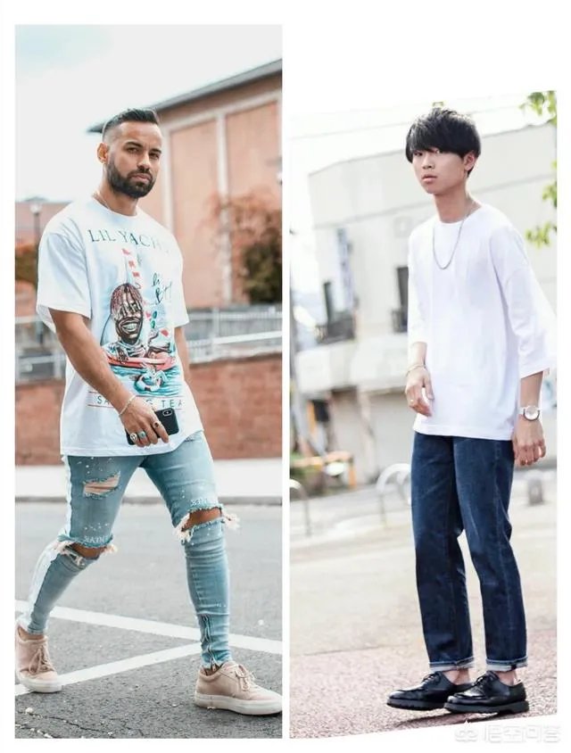 男士如何选择白色T恤?