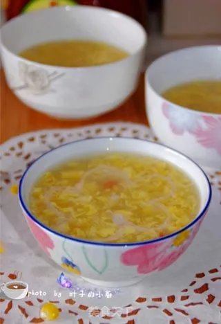 鸡蛋玉米羹