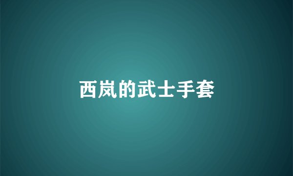 西岚的武士手套