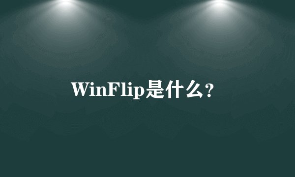 WinFlip是什么？