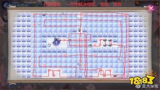 阴阳师枝垂樱林路线怎么走 枝垂樱林路线走法技巧