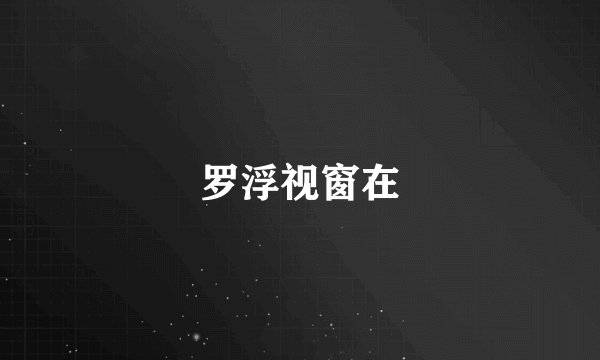 罗浮视窗在