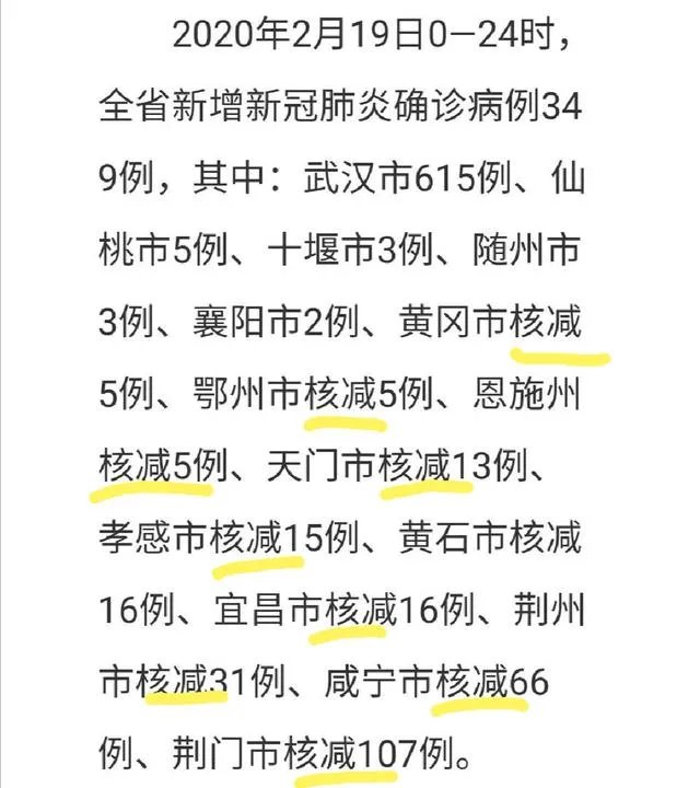 谁能解释一下昨天19号湖北省的新增病例统计是如何计算的,一头雾水?