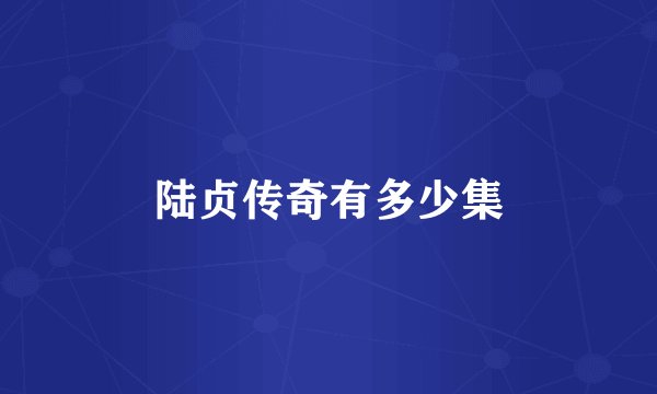 陆贞传奇有多少集