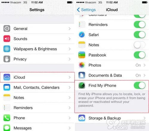 iOS7设备防盗指南：激活锁+查找手机