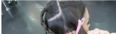 长直发发型扎法