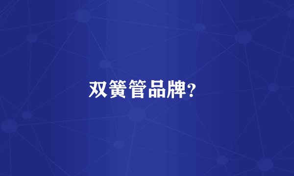 双簧管品牌?
