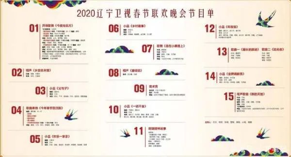 辽宁卫视春晚节目表